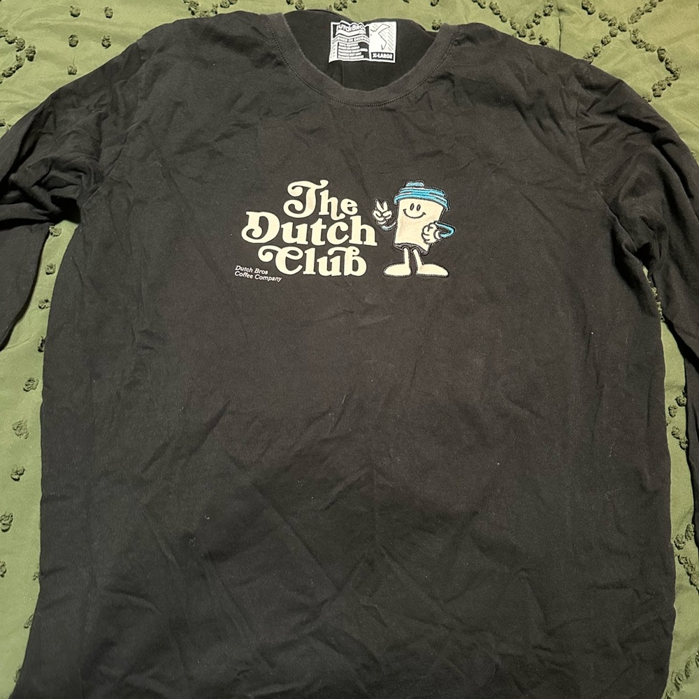 Dutch Bros Black Long Sleeve Tee